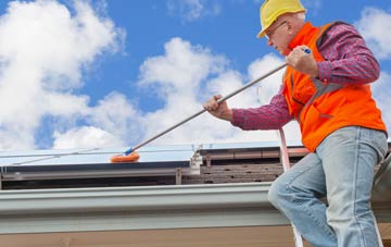 St Ruan soft wash roof cleaning